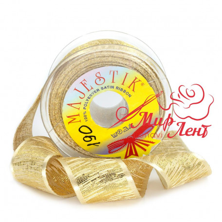 Лента ZEBRA 38мм №190 золото